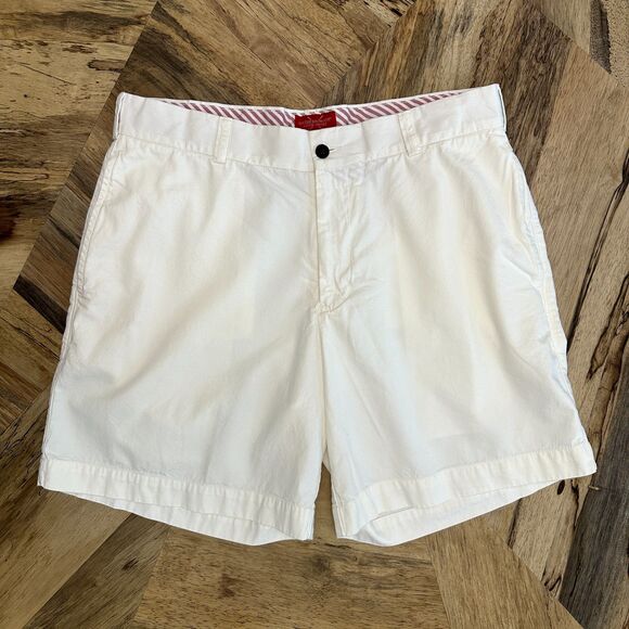 Southern Proper Men's Shorts 34 White Club 7" Cotton - Picture 12 of 13